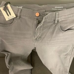Mugsy Johnny Light Gray Jeans..34/30 NWT